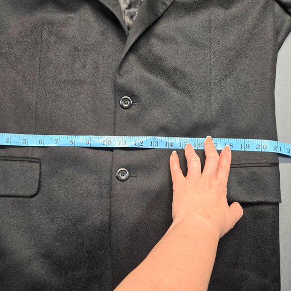 Jos A Bank 100% Cashmere Executive Blazer Men’s 44 Long Black 2 Button - Picture 16 of 16